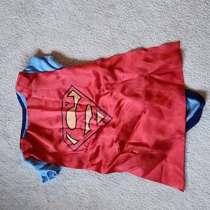 Superman onesies with removable cape